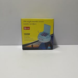 چراغ شارژی و خورشیدی 100 وات